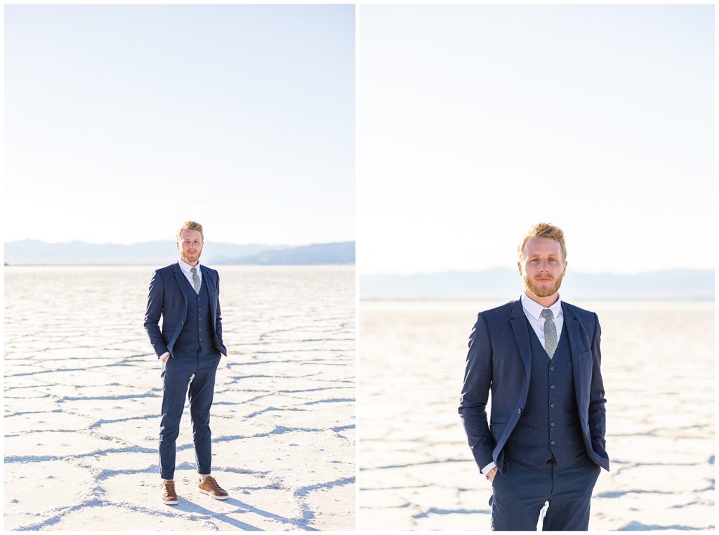 Utah Salt Flat engagement shoot
